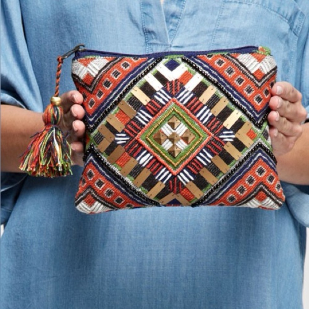 LOVESTITCH Diamond design cosmetic pouch